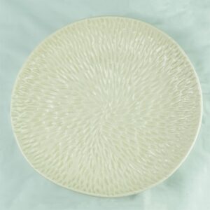 Prato Texturizado Branco